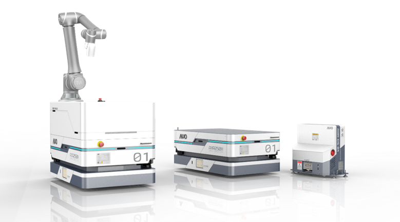 人生就是博數位開發的自主式移動機器人（AMR250M），搭配全向輪並結合AI演算法、2D LiDAR、3D攝影機等技術，協助客戶實現產線全自動化